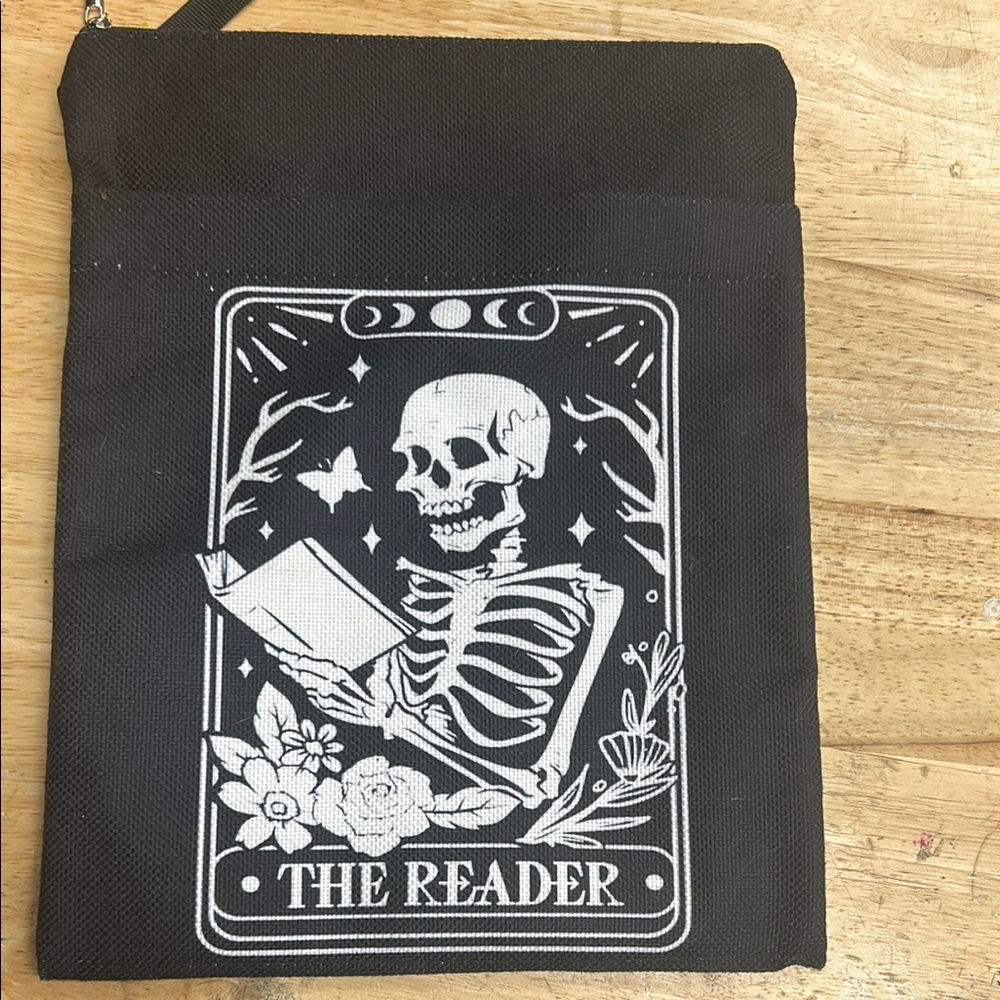 The Reader Black Canvas Bag